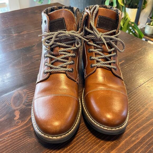 Men’s Outpost Bradley 225 Chestnut Boots Size 9 Buckle - Picture 2 of 9